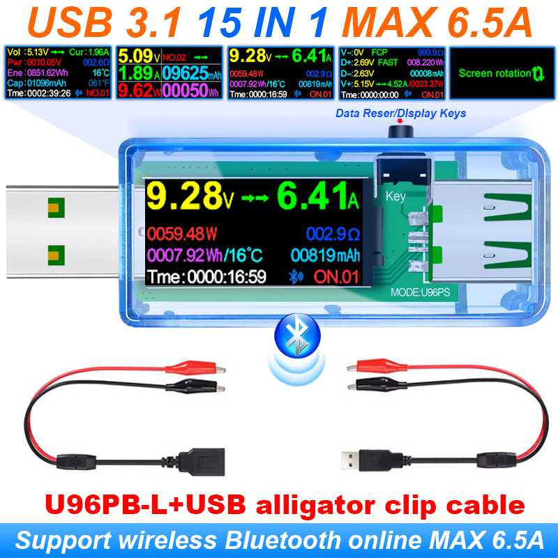 Co Detector Plug - 15 в 1 USB 3.1 тестер