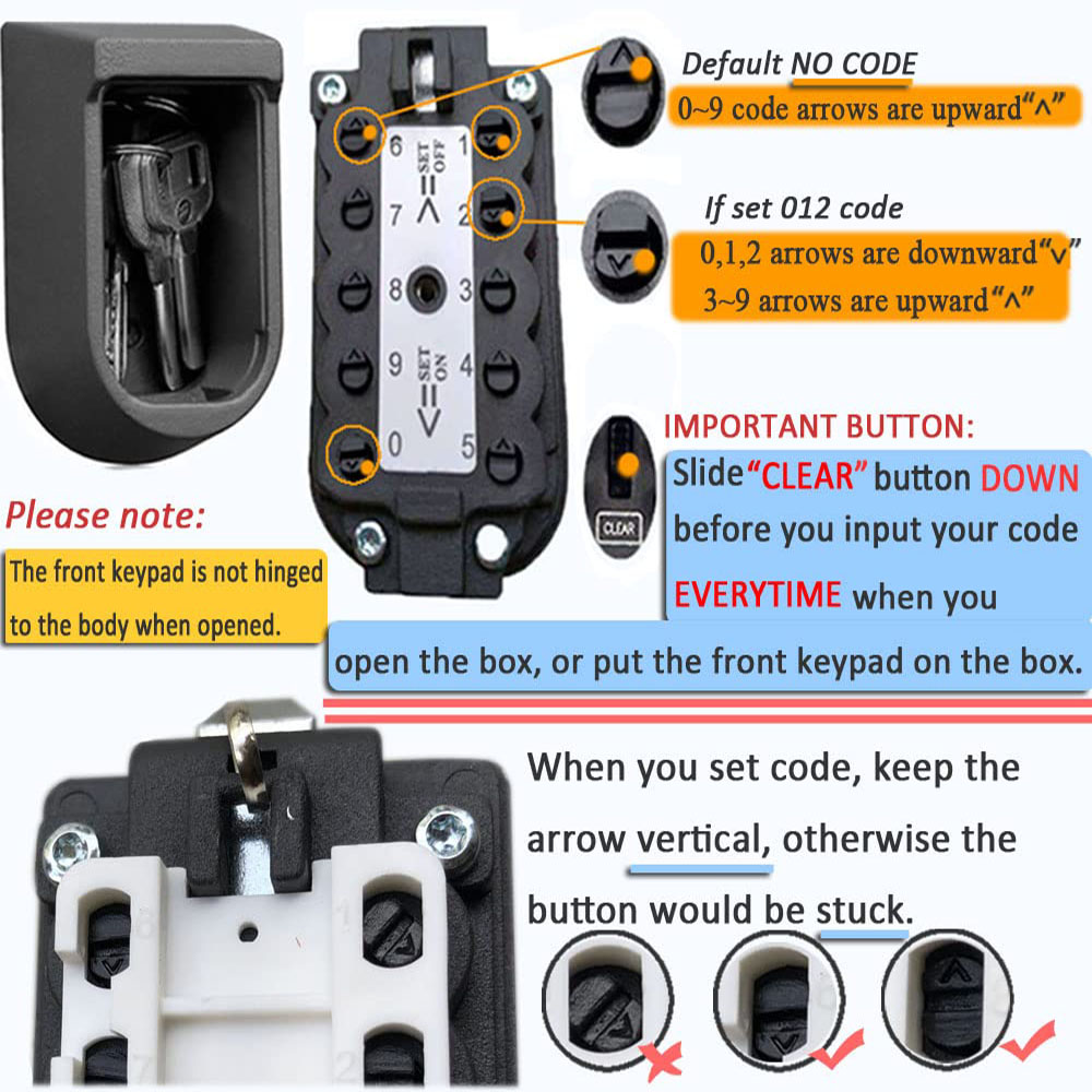 Настенный сейф для ключей с кн – обзор и цена Lockbox Key Secure